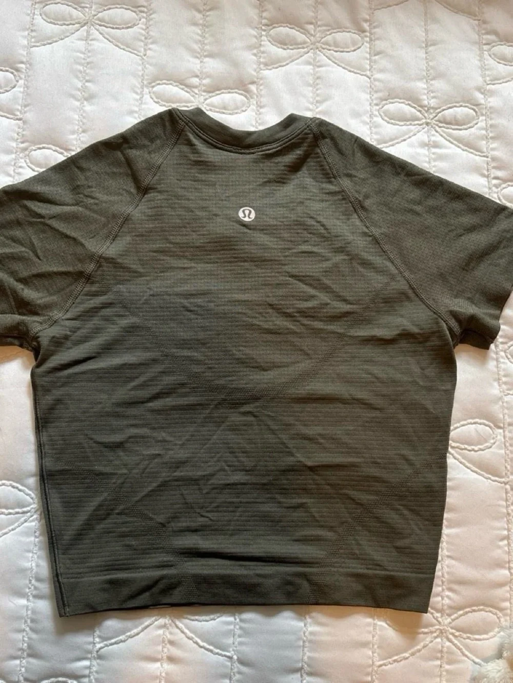 lululemon athletica Olive Green Crop Top